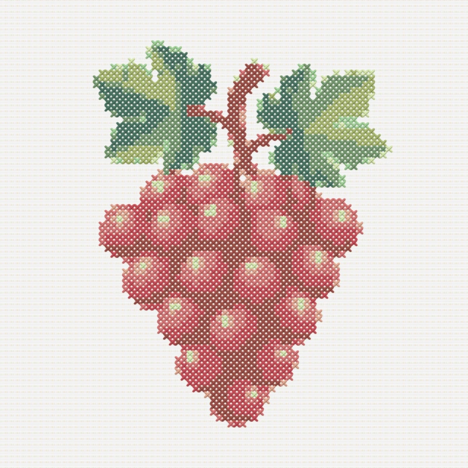 Medium cross stitch pattern preview