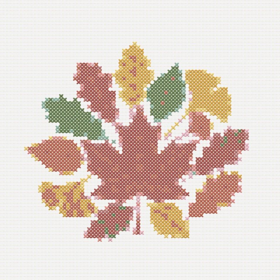 Medium cross stitch pattern preview