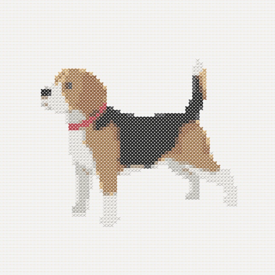 Medium cross stitch pattern preview