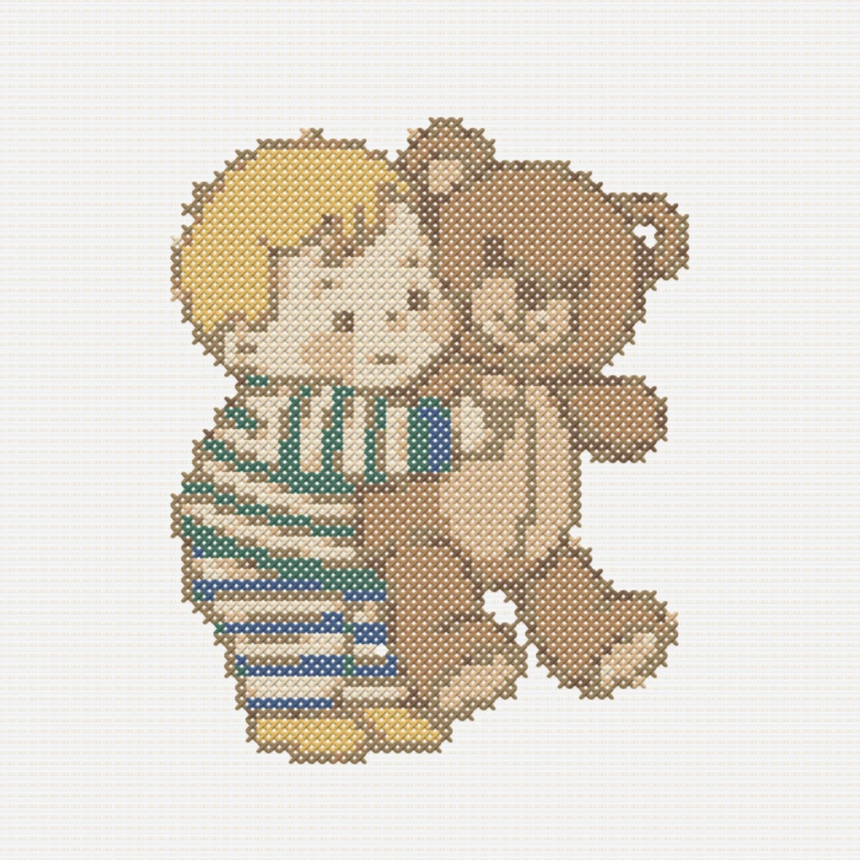 Medium cross stitch pattern preview