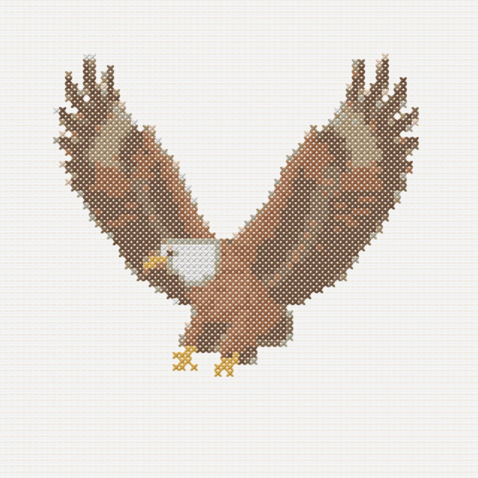 Medium cross stitch pattern preview