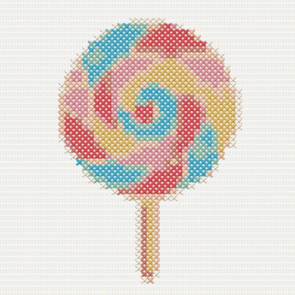 Small cross stitch pattern preview