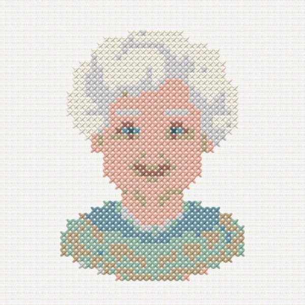 Small cross stitch pattern preview