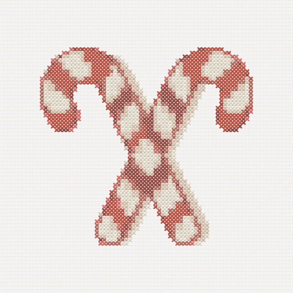 Medium cross stitch pattern preview