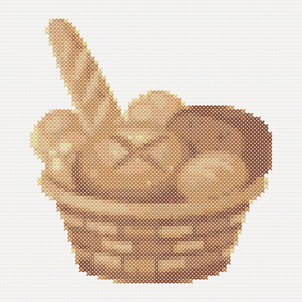 Medium cross stitch pattern preview