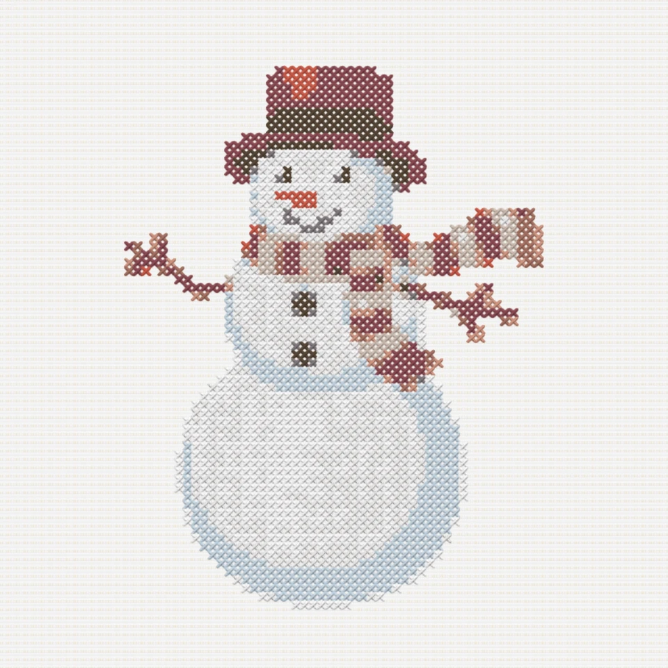 Medium cross stitch pattern preview