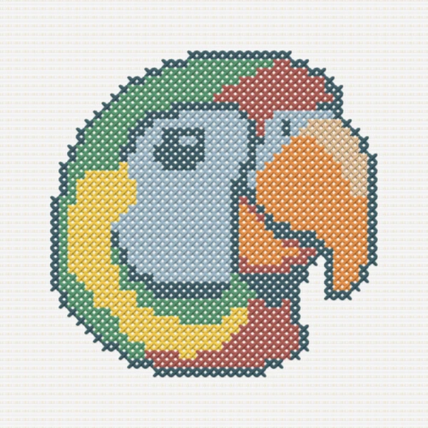 Small cross stitch pattern preview