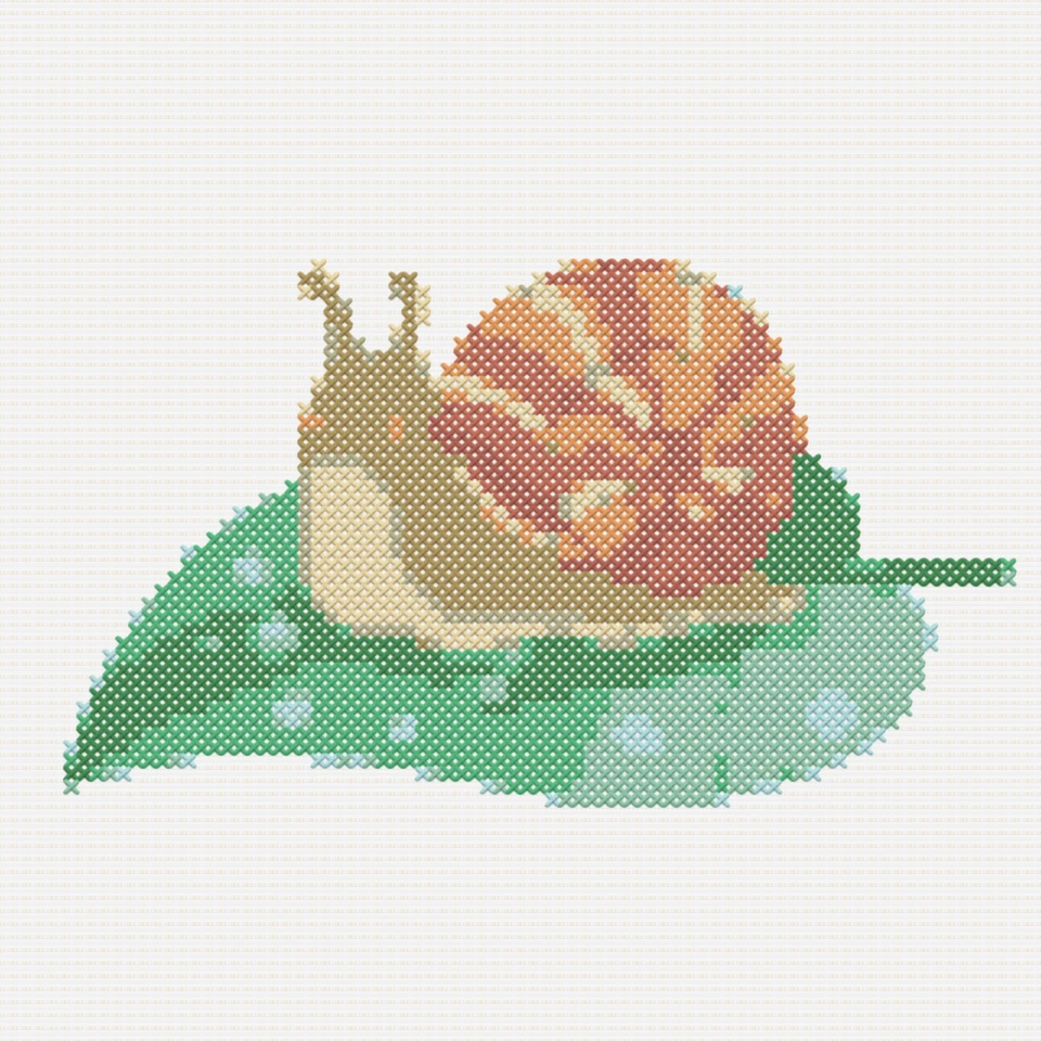 Medium cross stitch pattern preview