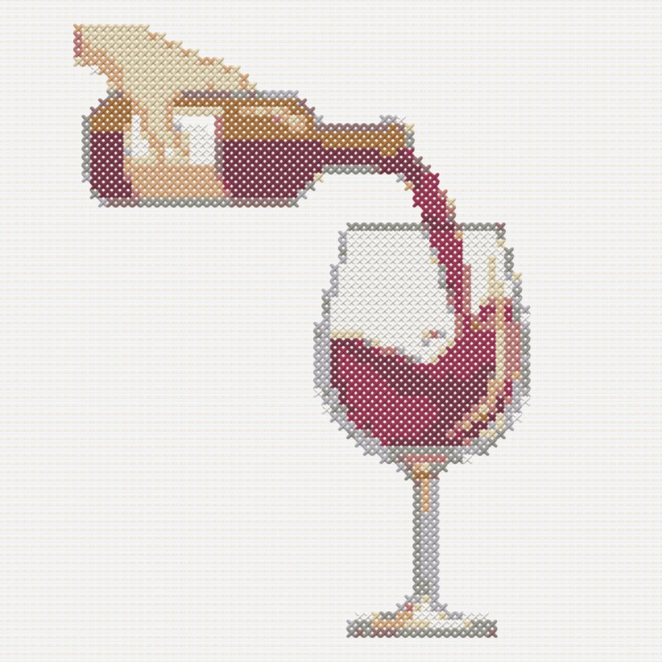 Medium cross stitch pattern preview