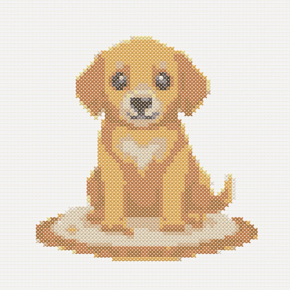 Medium cross stitch pattern preview