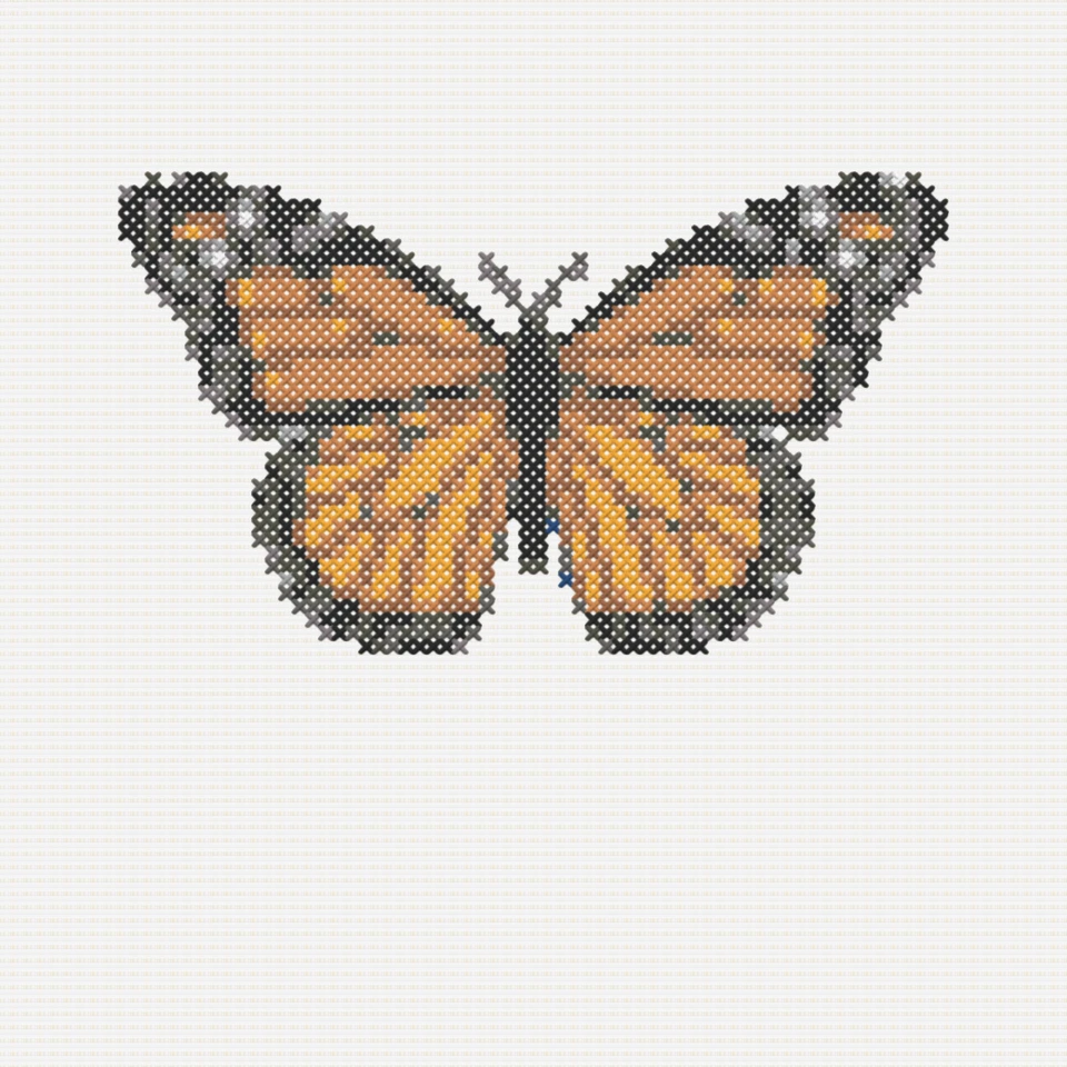 Medium cross stitch pattern preview