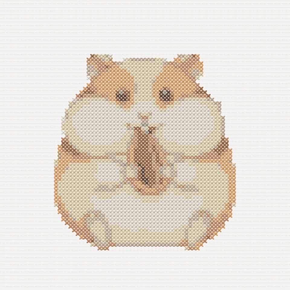 Medium cross stitch pattern preview
