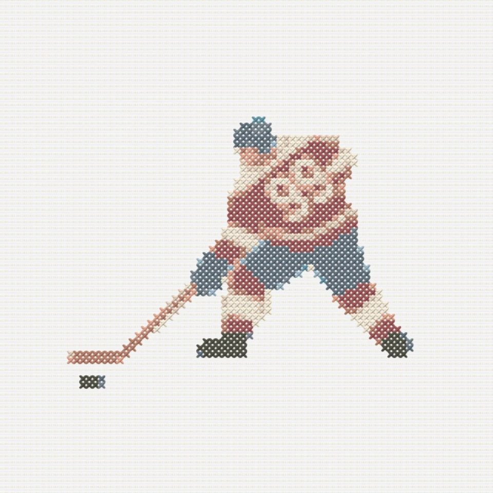 Medium cross stitch pattern preview