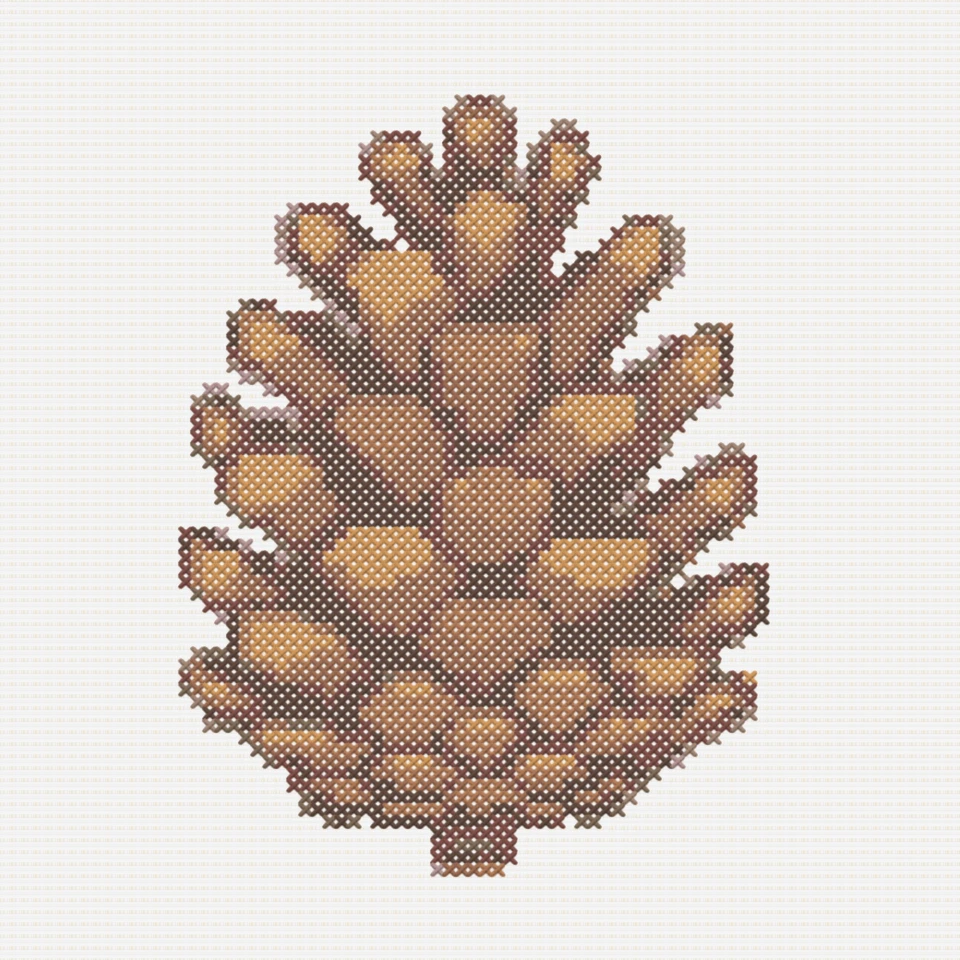 Medium cross stitch pattern preview
