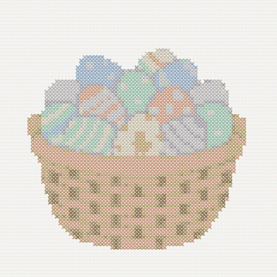 Medium cross stitch pattern preview