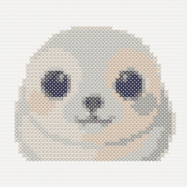Small cross stitch pattern preview