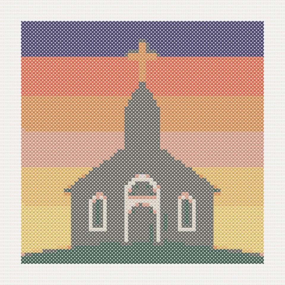 Medium cross stitch pattern preview