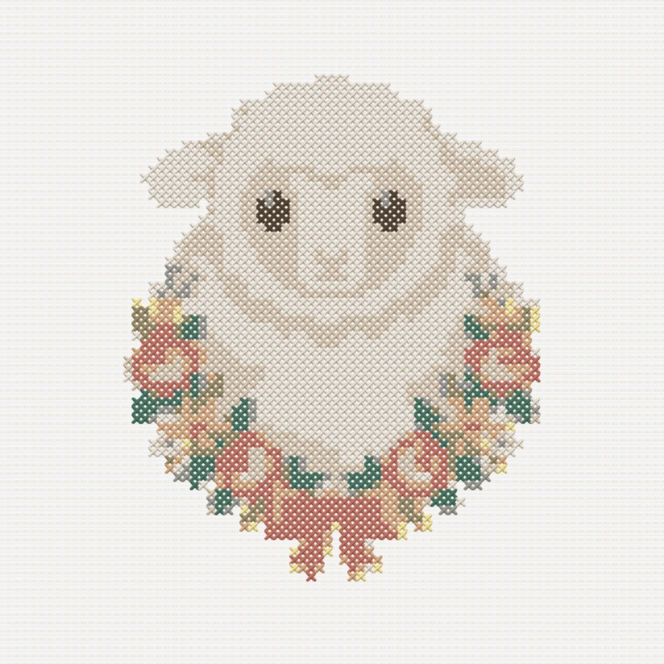 Medium cross stitch pattern preview