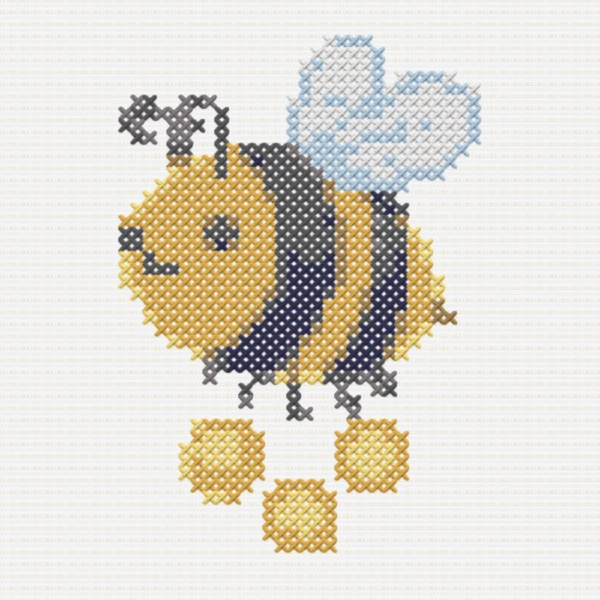 Small cross stitch pattern preview