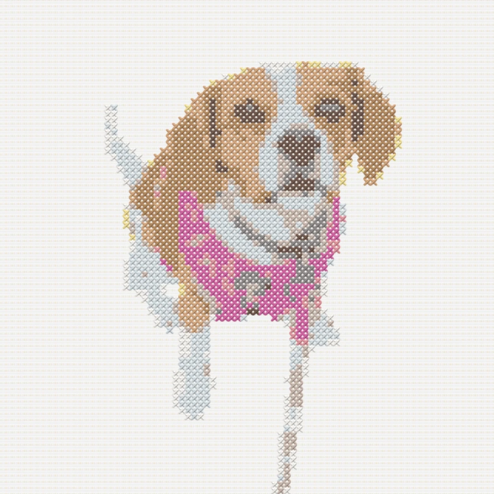 Medium cross stitch pattern preview