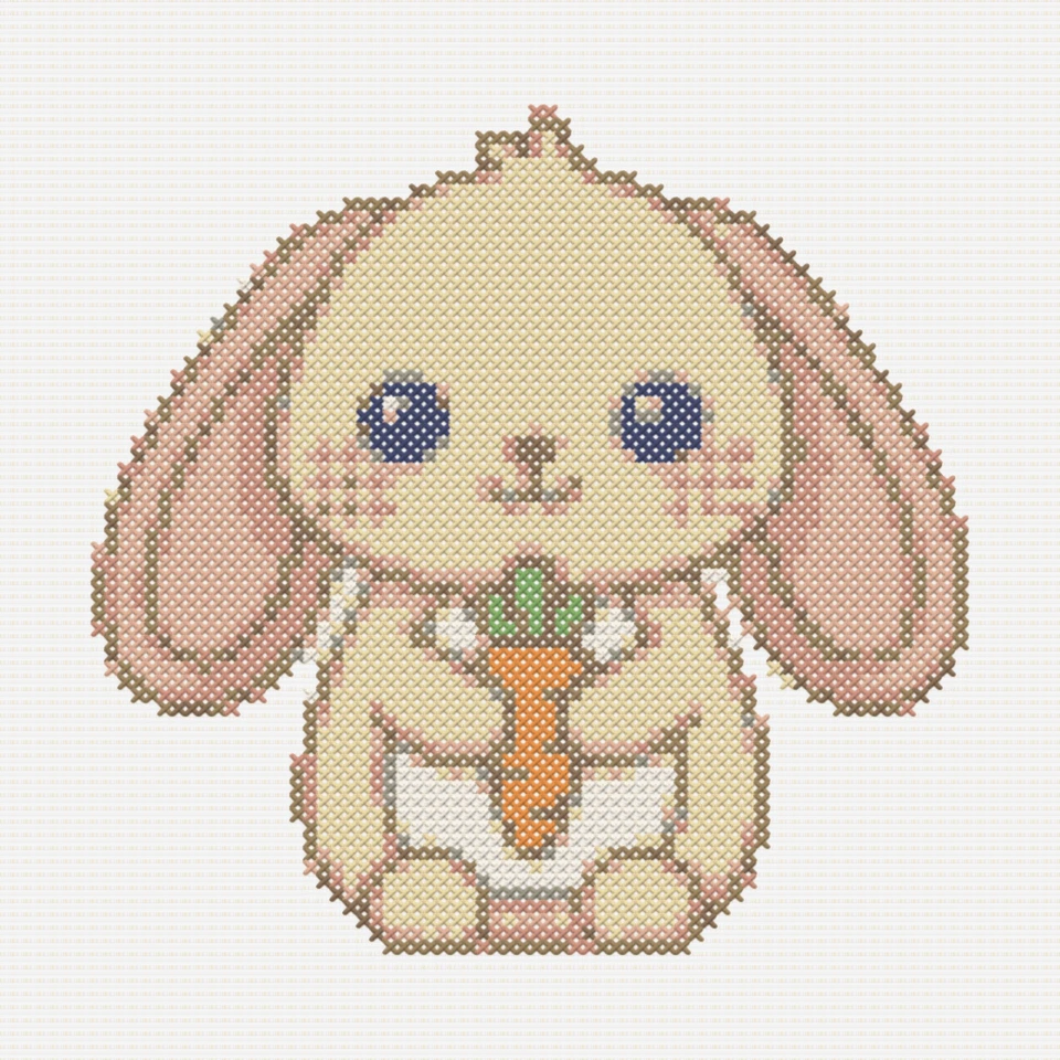 Medium cross stitch pattern preview