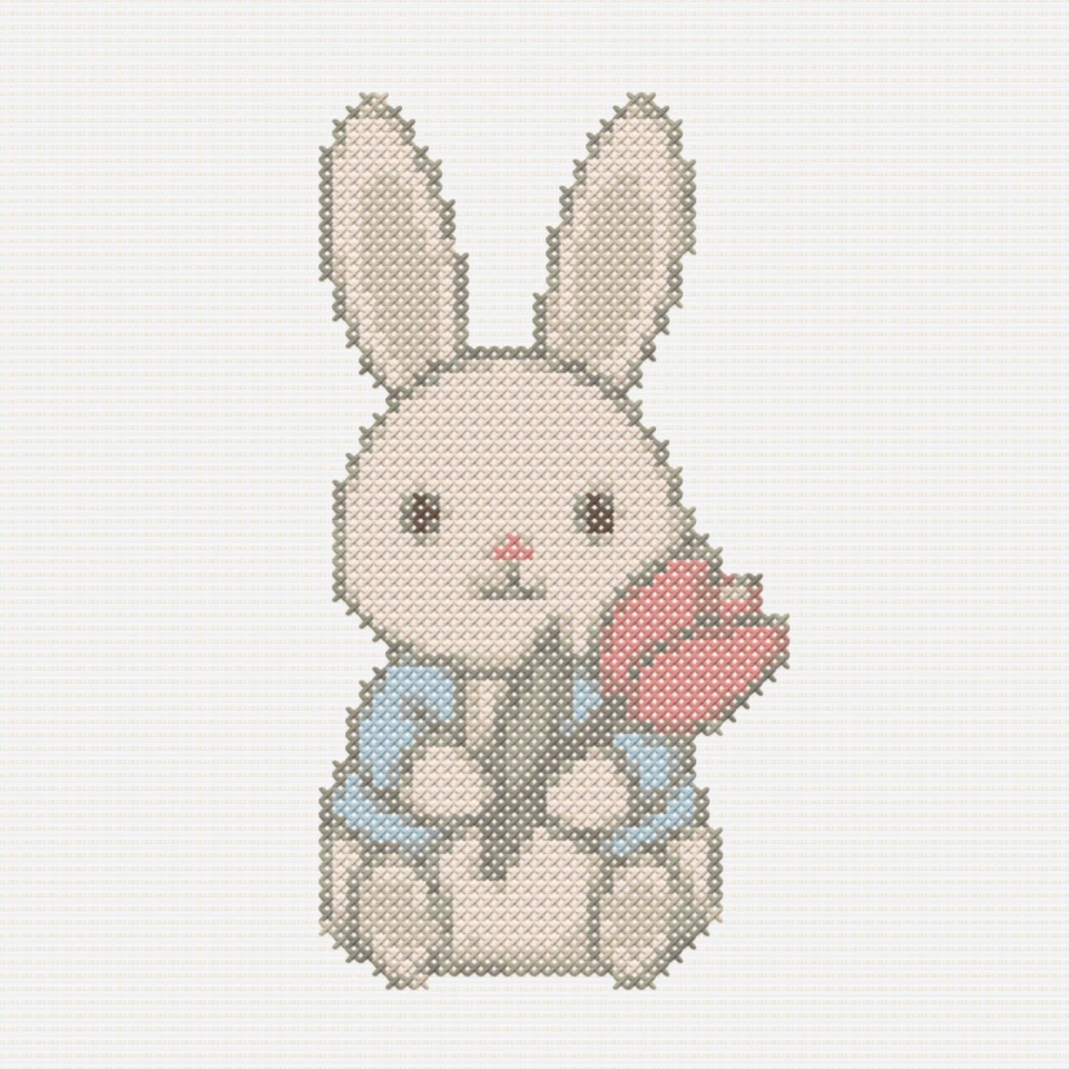 Medium cross stitch pattern preview