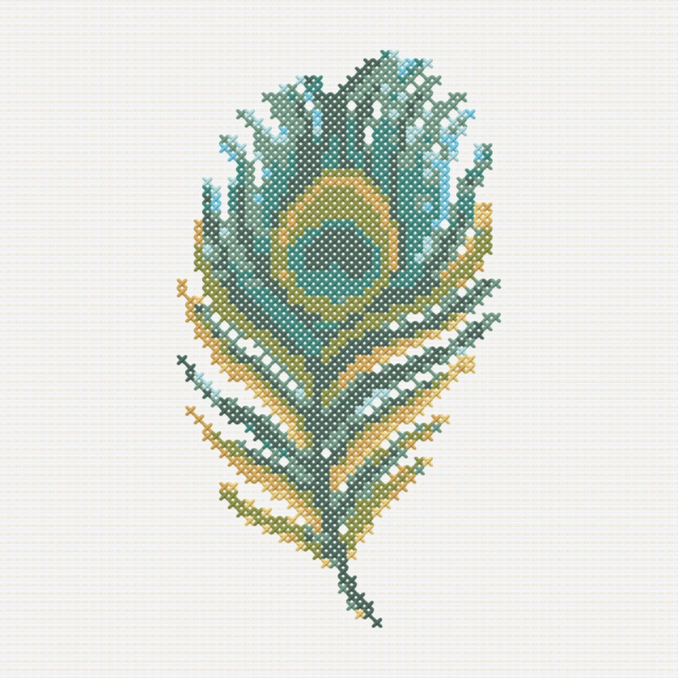 Medium cross stitch pattern preview