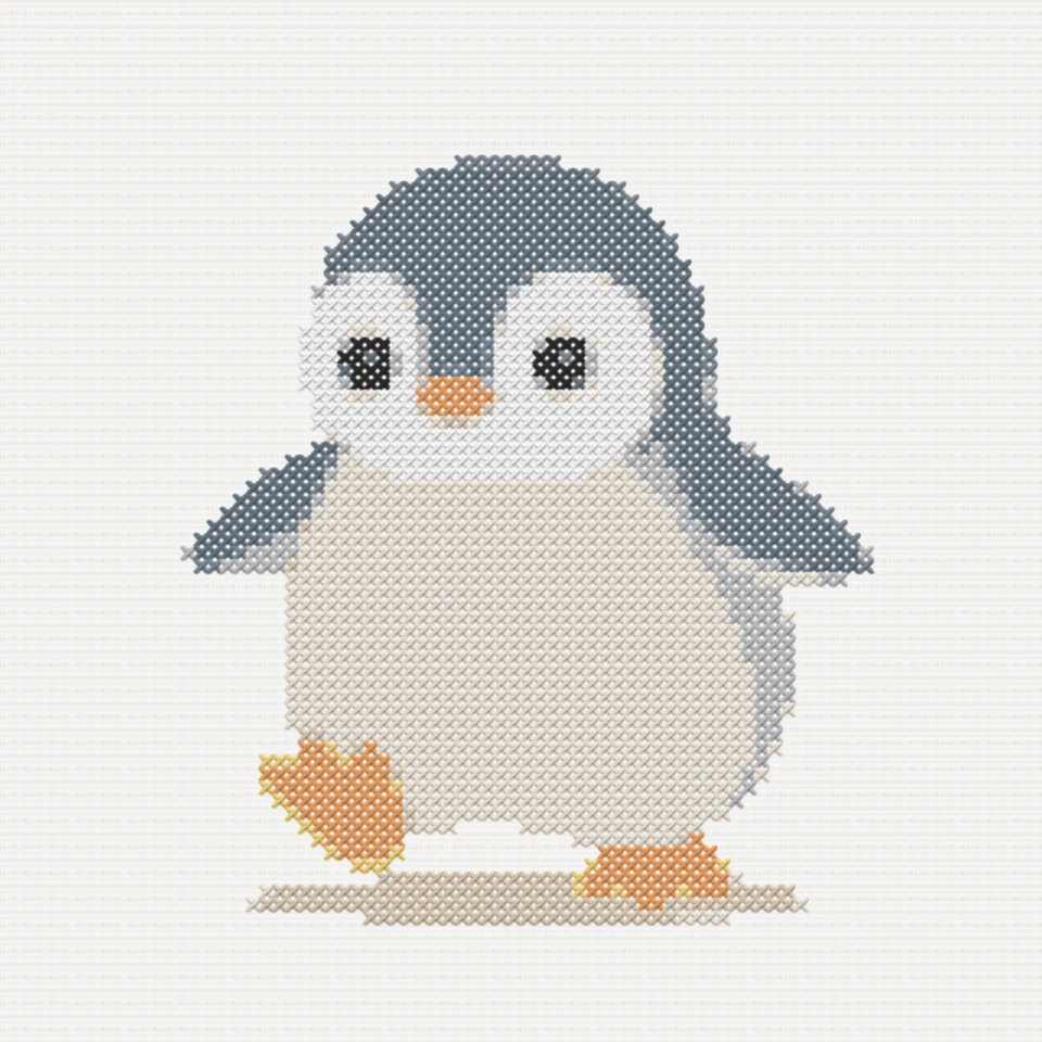 Medium cross stitch pattern preview