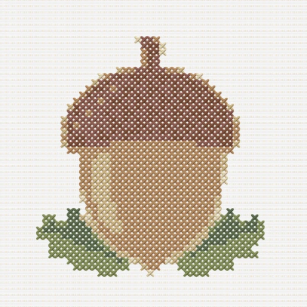 Small cross stitch pattern preview