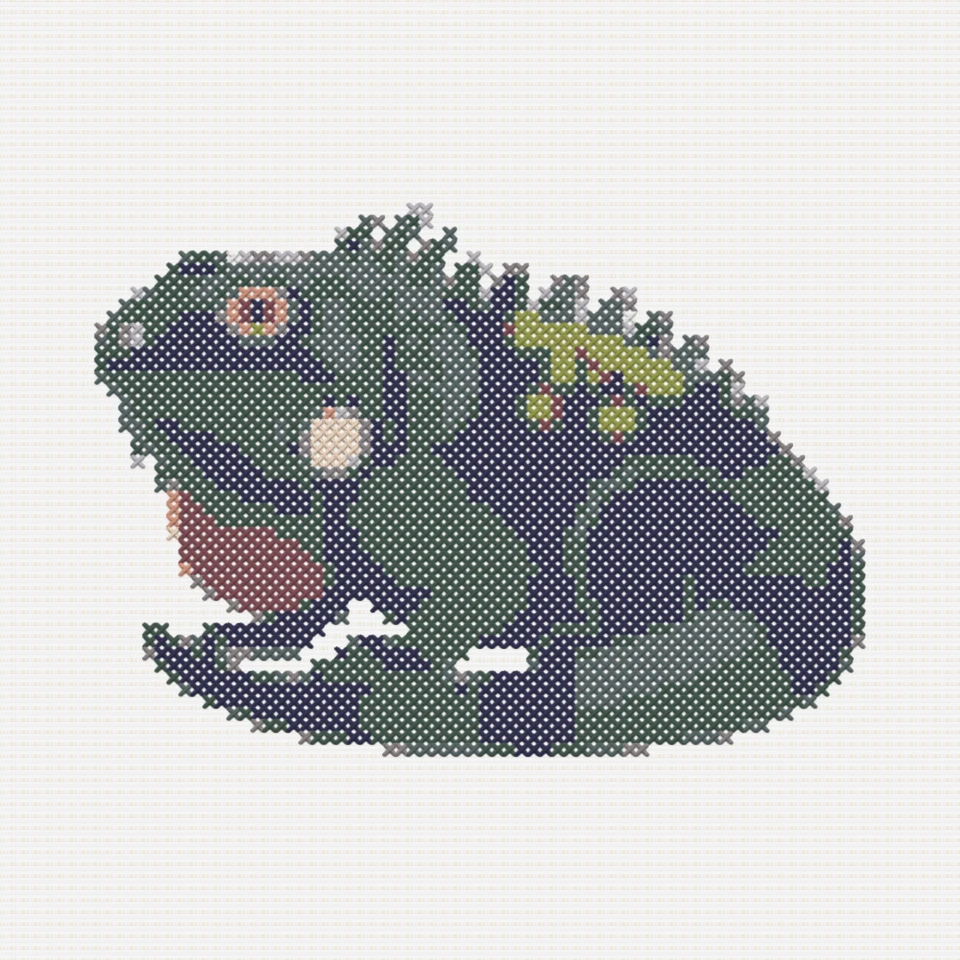Medium cross stitch pattern preview