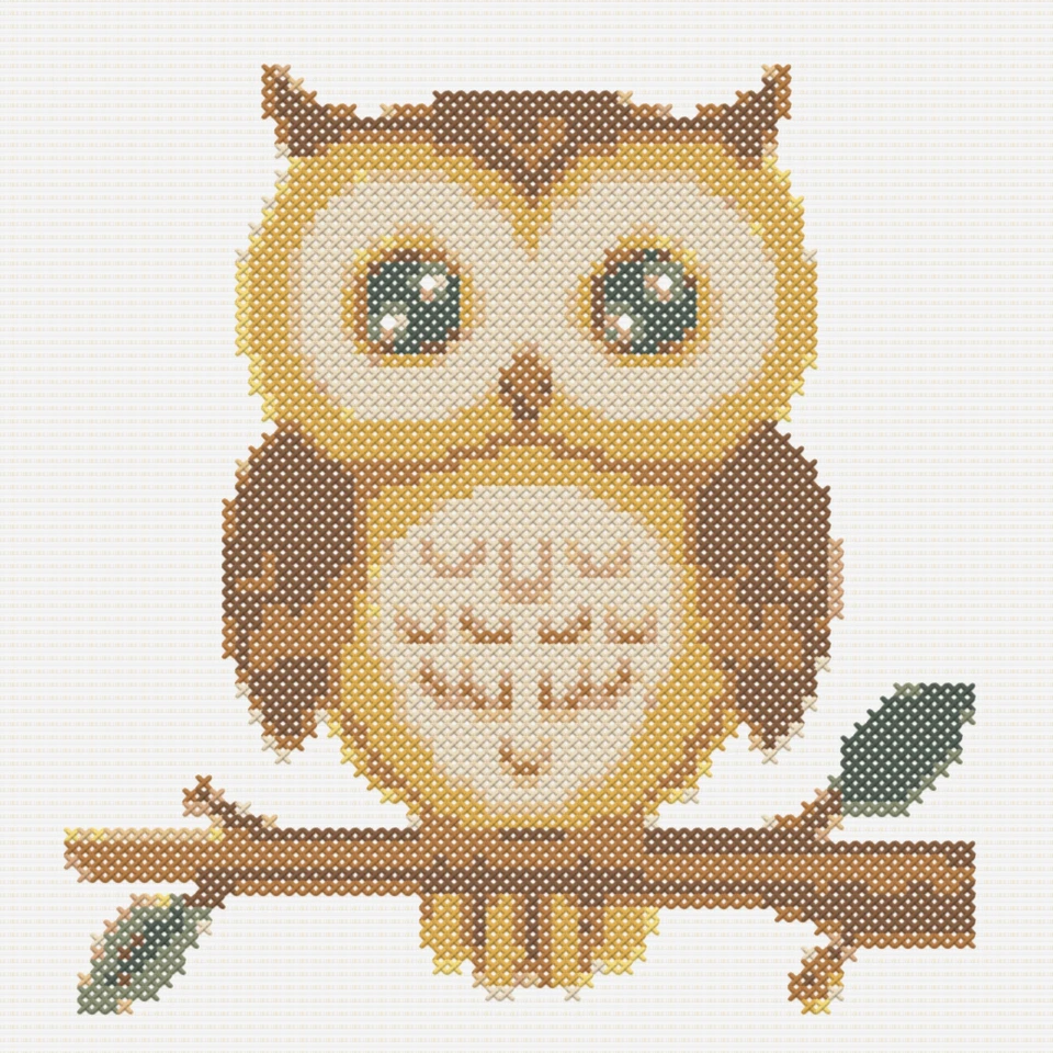 Medium cross stitch pattern preview