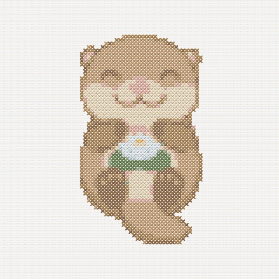 Medium cross stitch pattern preview