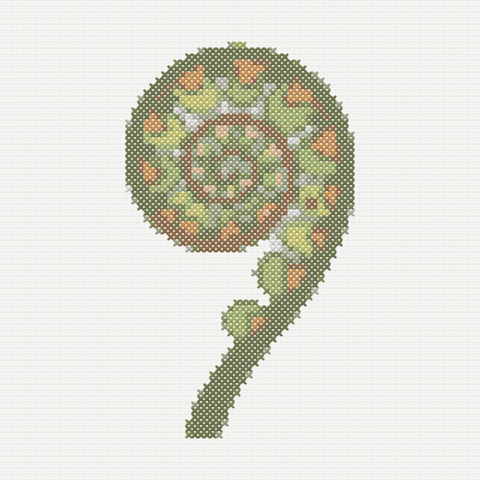 Medium cross stitch pattern preview
