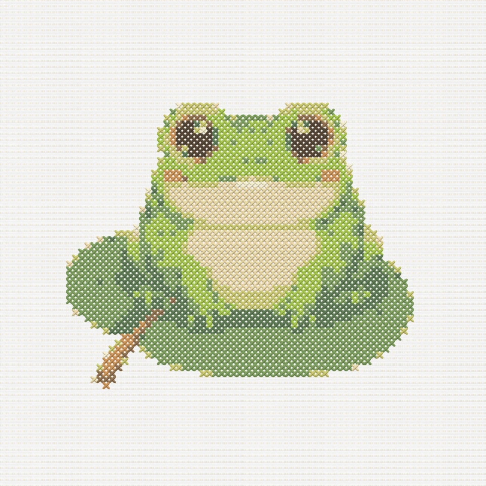 Medium cross stitch pattern preview