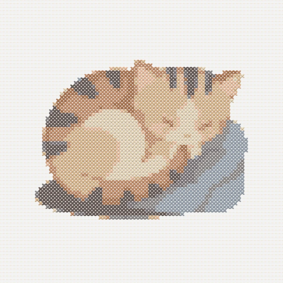 Medium cross stitch pattern preview