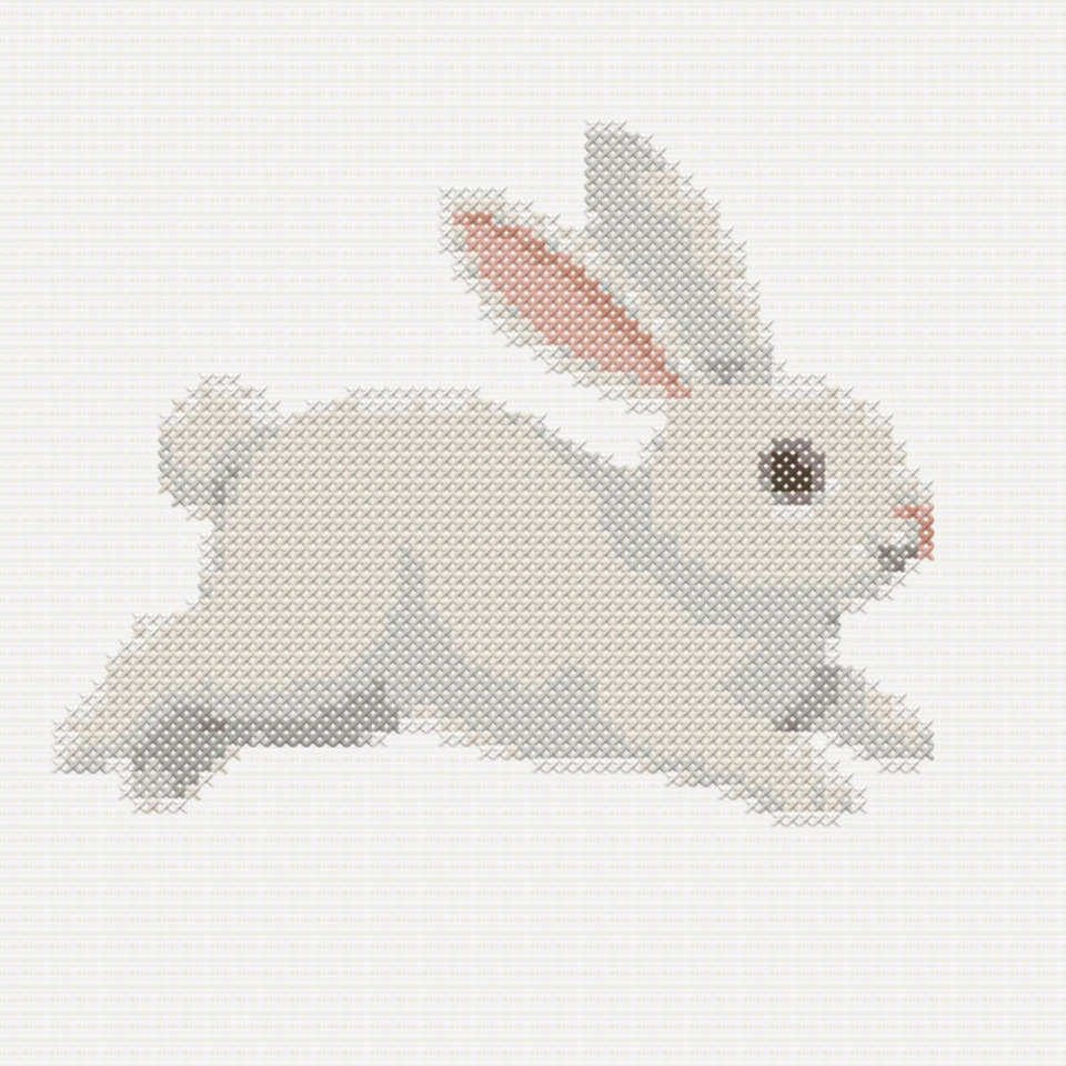 Medium cross stitch pattern preview